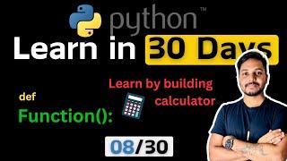 Python for Data Engineers & Data Analysts - Day 8 | Functions Resume Project Calculator #python