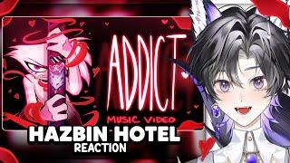 This Is Sad | ADDICT (Music Video) - HAZBIN HOTEL Vtuber First Time Reaction