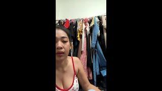 Ada Bintik Merah Tantop Live Jualan Online Pakaian || Try On Haul