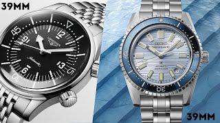 Longines Legend 39 vs Seiko Marinemaster 39