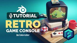 Blender Retro Game Console Tutorial | Polygon Runway