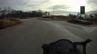 F800R down to the circle and back