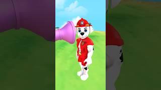Pizza Pizza! Tung Tung Sahur & Cappuccino Trolls Marshall!  #pawpatrol #funny #animation