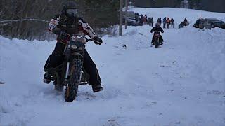 DEDAN Massive WINTER prohvat on motorcycles URAL