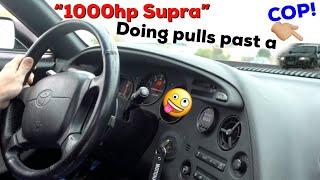 1000HP SUPRA? FLYS BY A COP + FINISHED INTERIOR!