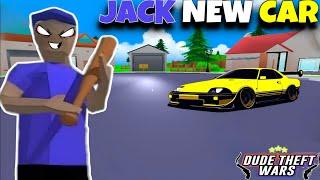 jack NEW CAR in dude theft wars | dude theft wars new update