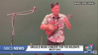 Ukulele virtuoso's concert helps Medford get in the holiday spirit