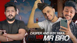 CASPER AND B2R YAKA VS MR BRO | PUBG MOBILE EMULATOR | SRI LANKA