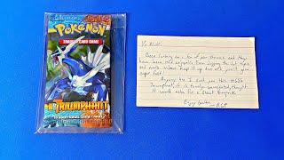 Opening a Triumphant Pokemon Pack from Royalty Gaming