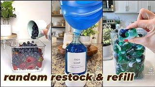 ASMR 1Hour ⏳ Random Restock and Refill Organizing TikTok Compilation 