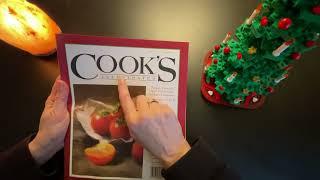 ASMR Flipping Through a Cooking Magazine, Regular Voice Soft Spoken Female