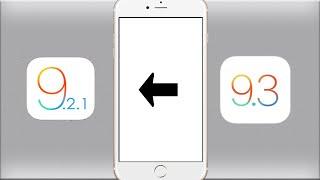 How to Downgrade iOS 9.3.2 to 9.2.1