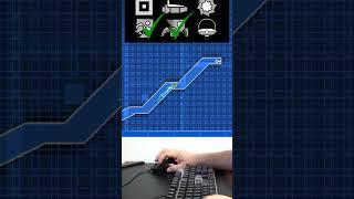 ⬆️⬆️⬆️ Geometry Dash Tight Corridor! #shorts