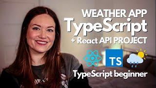 BUILD A TYPESCRIPT REACT API PROJECT USING A WEATHER API. ReactJS, TypeScript, TailwindCSS, Fetch