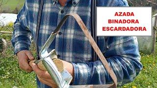 Azada escardadora de malas hierbas #binadora