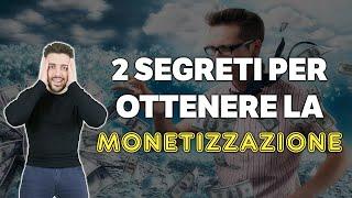 Come ho ottenuto la Monetizzazione di Youtube in 1 mese 