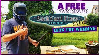 S1E6 Free Mower Husqvarna 5521P 550ex  Easy Push Big Wheel Weld Lawn Mower Handle Gunk vs Dawn Soap