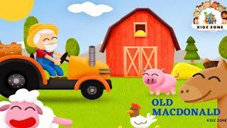 OLD MACDONALD | KIDZ ZONE | FUN AND EDUCATIONAL VIDEOS FOR KIDS.