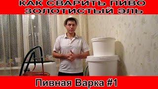 Как сварить пиво Золотистый Эль по Английски  Пивная варка#1