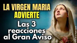 ¡La Virgen María Revela las 3 Impactantes Reacciones al Gran Aviso! ¿Cuál será la tuya?