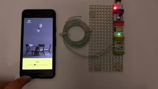 Smart light prototype - From Adobe XD to ProtoPie to LittleBits