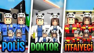 POLİS AİLESİ vs DOKTOR AİLESİ vs İTFAİYECİ AİLESİ!! - Roblox Brookhaven