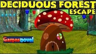 Deciduous Forest Escape Gamesnovel walkthrough..