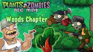 Dave is gone, hiding in The Forest - World 7 - Woods Chapter hardmode | PvZ DLC Mod