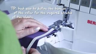 Tutorial: how to use the BERNINA elasticator foot for overlockers / sergers