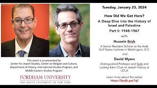 Part II: How Did We Get Here? A Deep Dive into the History of Israel and Palestine: 1948-1967