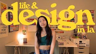 life as a graphic designer in LA | adopting a kitty, new projects, and going out!!!