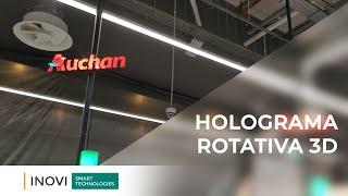 Holograma 3D- Proiect Auchan INOVI Smart Technologies