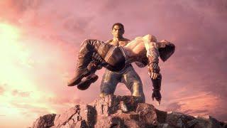 TEKKEN 8 Secret Ending - Kazuya Throws Jin Off Cliff Scene 2024 (PS5) 4K 60FPS