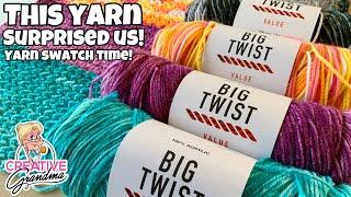 This Yarn Is Awesome! So We Did Even More Yarn Swatches! Big Twist Value #joanns