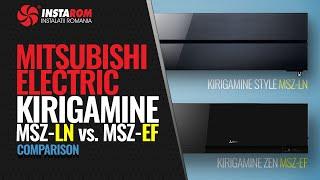 Mitsubishi Electric MSZ-LN vs. MSZ-EF Kirigamine Ductelss mini split air conditioner comparison
