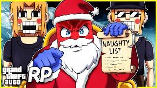 santa trolls a serious streamer server on GTA 5 RP