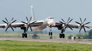 Tupolev Tu-95 (Ту-95) Take Off, Flight and Landing, Russian Air Force