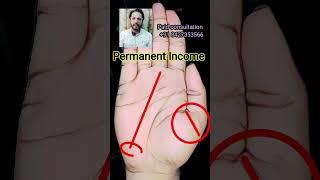 Permanent Income  Billionaire sign #palmistry #palmreading #fortunetelling #astrology #analysis