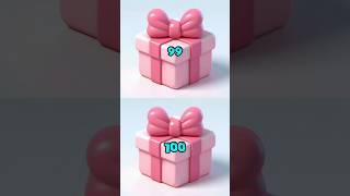99 vs 100 choose only one gift  #shorts #giftedinsights #chooseyourgift