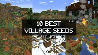 TOP 10 NEW VILLAGE SEEDS FOR MINECRAFT 1.18.2 (JAVA & BEDROCK EDITION )