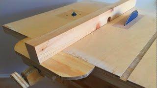 Making a Homemade Table Saw Fence & Router Table Fence -Tezgah Testere Paralellik Mesnedi