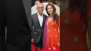 Juhi Chawla with her husband Jay Mehta #juhichawla #shorts #ytshorts