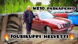 MB w210 220D (om604) osa 1. Jousikuppi korjaus #paskapaavo #väyrynen #väyväy #mercedesbenz #om604