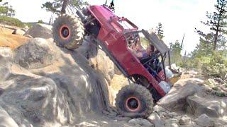 Rock Crawler, Rubicon Trail, WIFE'S FIRST TIME DRIVING Jeep BEAST, finished obstacle, testin skills!