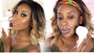 Does It Work? Clarisonic Sonic Foundation Brush Tutorial | Jackie Aina