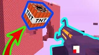 НОВЫЙ ТNT WARS  ! GRAVITY WARS В МАЙНКРАФТЕ! TNT WARS MINECRAFT! БИТВА ТНТ ПУШКАМИ! ЗА КРОВАТЬ