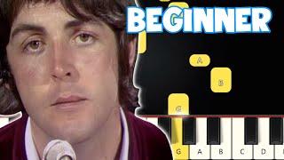 Hey Jude - The Beatles | Beginner Piano Tutorial | Easy Piano