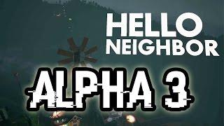 Hello Neighbor ALPHA 3 INTRO!!! FIRST LOOK!