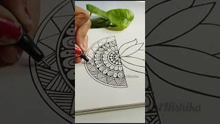 Draw a simple mandala with me #art #shorts #trending #drawingtutorial #mandala #satisfying #fyp