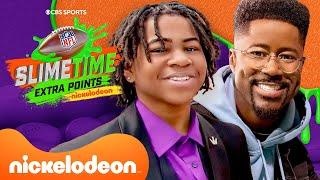 NFL Slimetime: Extra Points Special! | Young Dylan & Nate Burleson | Nickelodeon